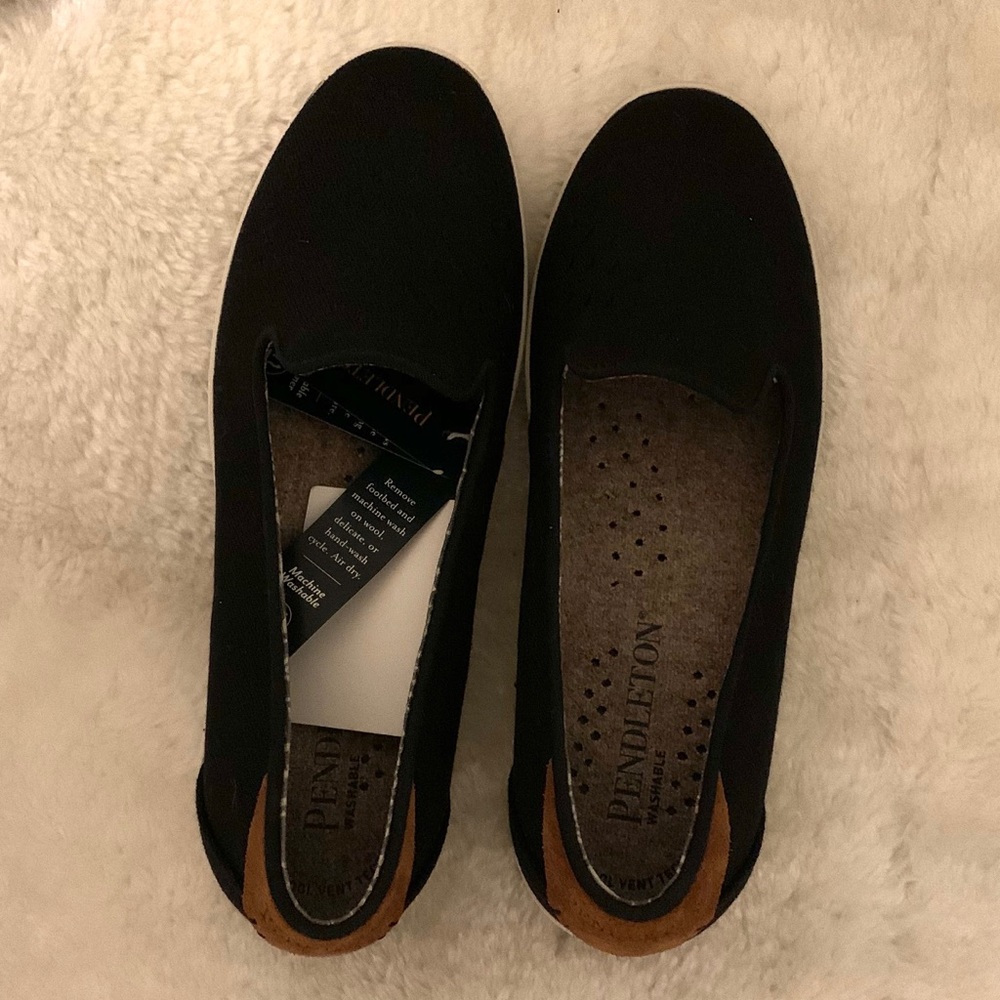 Pendleton Black slip on shoes